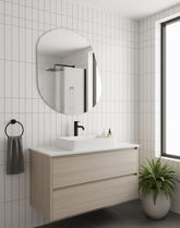 Trending Oval Adhesive Mirror Perfect for bedrooms, bathrooms, or hallways